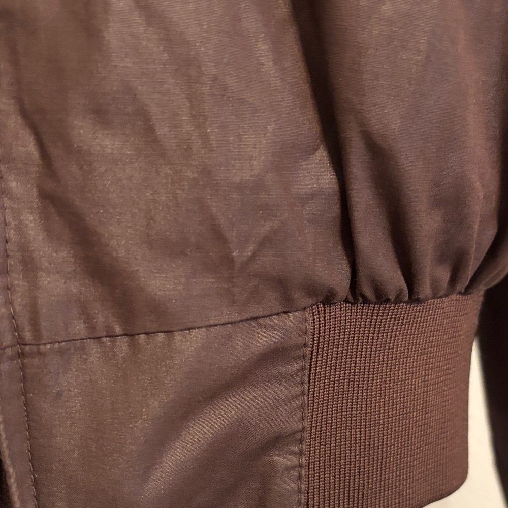 Vintage 80’s brown men’s MEMBERs ONLY Thailand zip up jacket sz 42 EUC - Picture 3 of 12